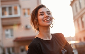 Smiling woman